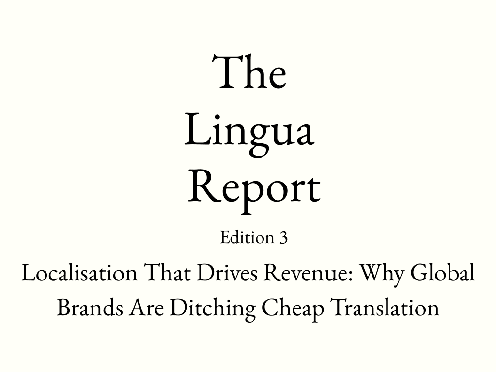 The Lingua Report – Edition 3